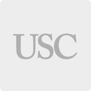 USC logo on a gray background